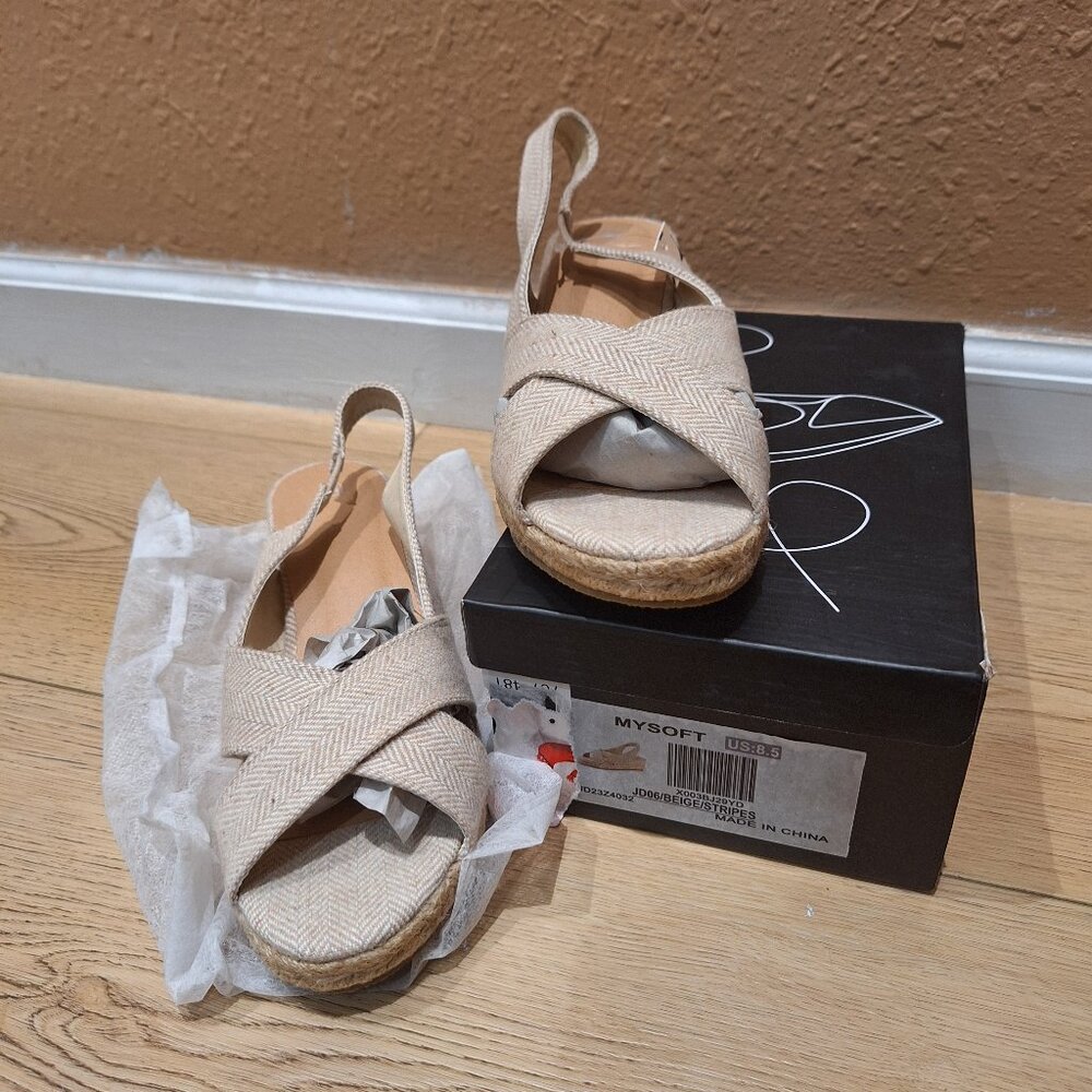 New Mysoft sandals size 8 5